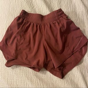 Pink lululemon shorts